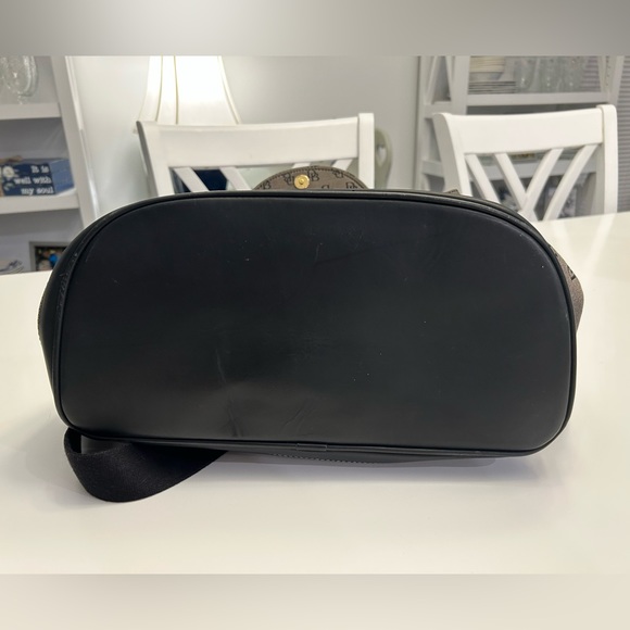 Dooney & Bourke Gray and Black Backpack 13”x14”. Great Condition - Picture 4 of 8